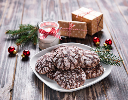 Chef Shai's Signature Chocolate Crinkle Cookies