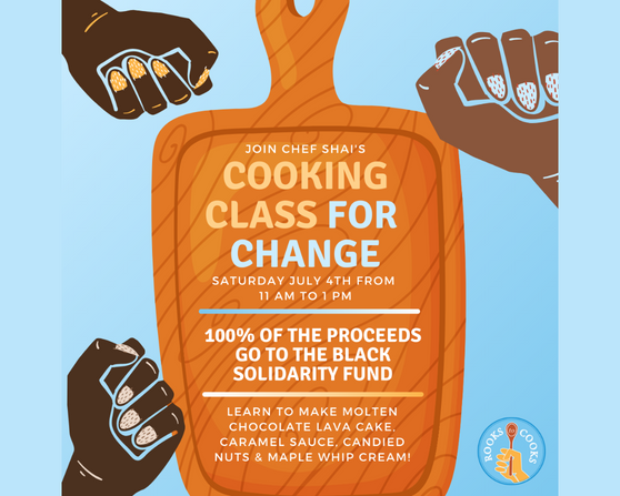Rooks to Cooks Fundraiser: Cooking Class for Change